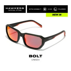 HAWKERS Lunettes De Soleil Pour Homme Et Femme BLACK RUBY POLARIZED - BOLT -Kitesurf Boutique lunettes de soleil pour homme et femme black ruby polarized bolt 2