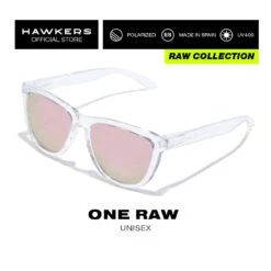 HAWKERS Lunettes De Soleil Pour Homme Et Femme POLARIZED AIR ROSE GOLD - ONE Raw -Kitesurf Boutique lunettes de soleil pour homme et femme polarized air rose gold one raw 1