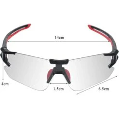 ROCKBROS Lunettes Photochromiques De Vélo 10125 Anti-uv400 - Noir Et Rouge -Kitesurf Boutique lunettes photochromiques de velo 10125 anti uv400 noir et rouge 4