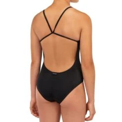 MAILLOT DE BAIN 1 PIECE FILLE 100 NOIR -Kitesurf Boutique maillot de bain 1 piece fille 100 noir 3