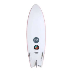 MF Catfish 5'8 Softboard- Coral -Kitesurf Boutique mf catfish 58 softboard coral 1