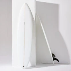 Planche De Surf 6'8" - 900 Mid-length Blanc -Kitesurf Boutique planche de surf 68 900 mid length blanc 7