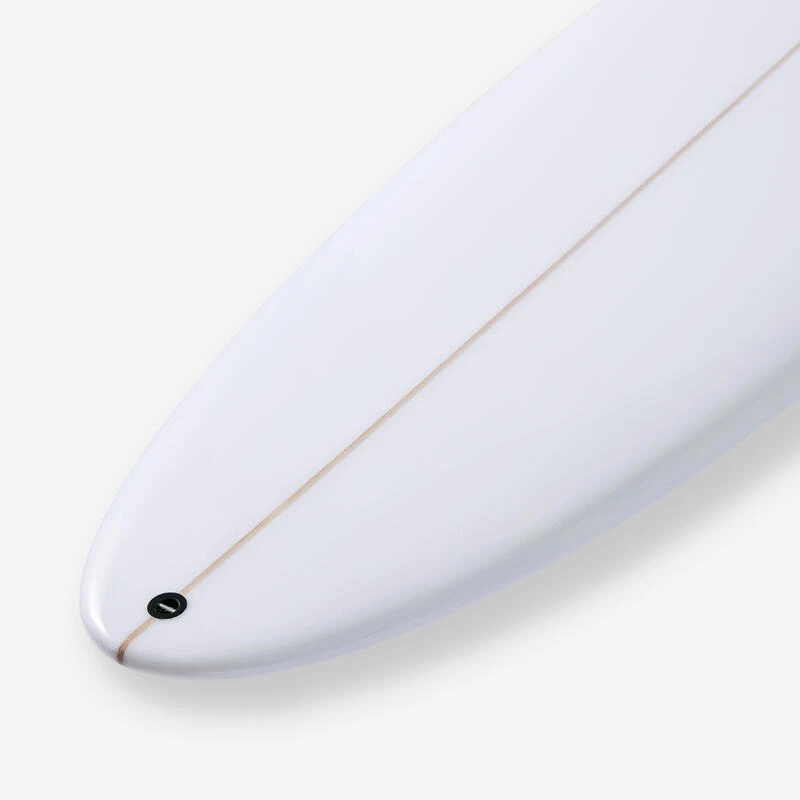 Planche De Surf 7'4" - 900 Mid-length Blanc 7 Planche De Surf 7'4" - 900 Mid-length Blanc – Image 5