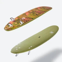 Planche De Surf Mousse 8'6" - 500 Kaki -Kitesurf Boutique planche de surf mousse 86 500 kaki 1