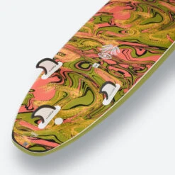 Planche De Surf Mousse 8'6" - 500 Kaki -Kitesurf Boutique planche de surf mousse 86 500 kaki 8