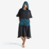 PONCHO SURF 500 ADULTE Noir -Kitesurf Boutique poncho surf 500 adulte noir