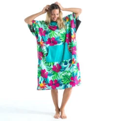 PONCHO SURF 500 ADULTE Print Bora -Kitesurf Boutique poncho surf 500 adulte print bora 2