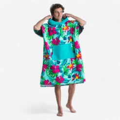 PONCHO SURF 500 ADULTE Print Bora -Kitesurf Boutique poncho surf 500 adulte print bora 3