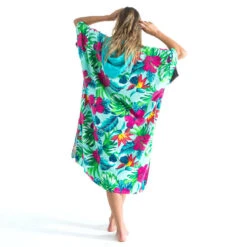 PONCHO SURF 500 ADULTE Print Bora -Kitesurf Boutique poncho surf 500 adulte print bora 4