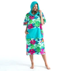 PONCHO SURF 500 ADULTE Print Bora -Kitesurf Boutique poncho surf 500 adulte print bora 6
