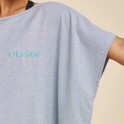 Poncho Surf Adulte - 100 Gris Chiné -Kitesurf Boutique poncho surf adulte 100 gris chine 5