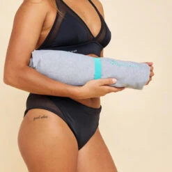 Poncho Surf Adulte - 100 Gris Chiné -Kitesurf Boutique poncho surf adulte 100 gris chine 6