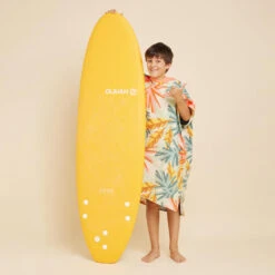 Poncho Surf Enfant 135 à 160 Cm - 550 Jungle -Kitesurf Boutique poncho surf enfant 135 a 160 cm 550 jungle 8