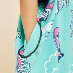 Poncho Surf Enfant 135 à 160 Cm - 550 Skatepark -Kitesurf Boutique poncho surf enfant 135 a 160 cm 550 skatepark 3