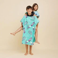 Poncho Surf Enfant 135 à 160 Cm - 550 Skatepark -Kitesurf Boutique poncho surf enfant 135 a 160 cm 550 skatepark 8