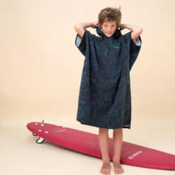 Poncho Surf Enfant 135 à 160 Cm - 550 Tiger -Kitesurf Boutique poncho surf enfant 135 a 160 cm 550 tiger 1