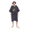 Poncho Surf Gris | Taille Unique | 100% Coton | Unisexe | Avec Manches -Kitesurf Boutique poncho surf gris taille unique 100 coton unisexe avec manches