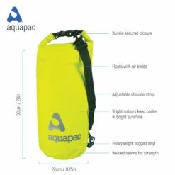 Aquapac Sac étanche 25L Heavyweight Avec Bandoulière Vert Acide -Kitesurf Boutique sac etanche 25l heavyweight avec bandouliere vert acide 2