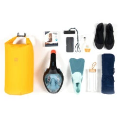 Sac étanche IPX4 20L Jaune -Kitesurf Boutique sac etanche ipx4 20l jaune 3