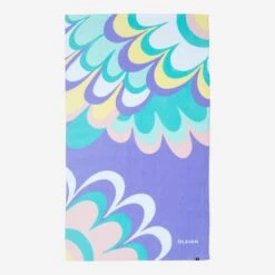 SERVIETTE L PRINT Flowy Parme 145x85 Cm -Kitesurf Boutique serviette l print flowy parme 145x85 cm 3