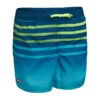 Short De Bain 100 Kid Rayé Turquoise -Kitesurf Boutique short de bain 100 kid raye turquoise