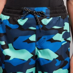 SHORT DE BAIN 500 BLEU CAMO -Kitesurf Boutique short de bain 500 bleu camo 2