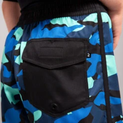 SHORT DE BAIN 500 BLEU CAMO -Kitesurf Boutique short de bain 500 bleu camo 3