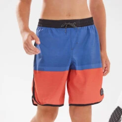 SHORT DE BAIN 500 BLEU ROUGE 14 SHORT DE BAIN 500 BLEU ROUGE -Kitesurf Boutique short de bain 500 bleu rouge 2