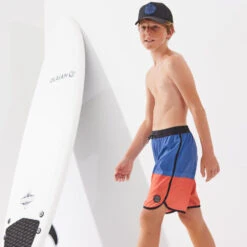 SHORT DE BAIN 500 BLEU ROUGE 17 SHORT DE BAIN 500 BLEU ROUGE -Kitesurf Boutique short de bain 500 bleu rouge 5