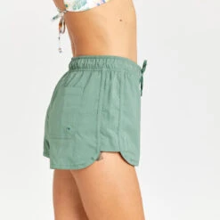 Short De Bain Femme - Tini Kaki -Kitesurf Boutique short de bain femme tini kaki 1