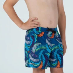 Short De Bain Garçon - 100 Banana Bleu -Kitesurf Boutique short de bain garcon 100 banana bleu 1