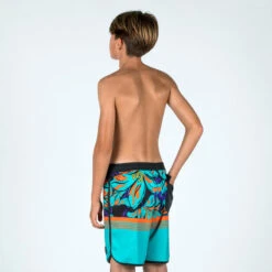 Short De Bain Garçon - 500 Memphis Vert 9 Short De Bain Garçon - 500 Memphis Vert -Kitesurf Boutique short de bain garcon 500 memphis vert 1