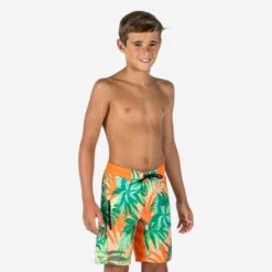 Short De Bain Garçon - 550 Canopy Orange 8 Short De Bain Garçon - 550 Canopy Orange -Kitesurf Boutique short de bain garcon 550 canopy orange 1