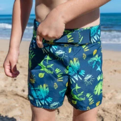 SHORT DE BAIN GARCON BLEU MARINE -Kitesurf Boutique short de bain garcon bleu marine 3