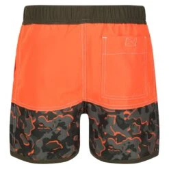 Regatta Short De Bain SERGIO Enfant (Orange Vif / Vert Kaki Sombre) -Kitesurf Boutique short de bain sergio enfant orange vif vert kaki sombre 2