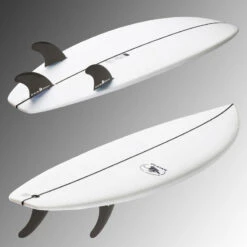 SHORTBOARD 900 Kid 5' 20 L. Livrée Avec 3 Ailerons FCS2. -Kitesurf Boutique shortboard 900 kid 5 20 l livree avec 3 ailerons fcs2 3