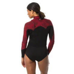 Shorty Manches Longues Femme Expert Néoprène Mousse 1.5 Mm Extra Souple Sans Zip -Kitesurf Boutique shorty manches longues femme expert neoprene mousse 15 mm extra souple sans zip 3