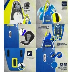 Stand Up Paddle Gonflable Cruiser Dropstitch TTS 398x78x15cm (13'1x31 X6) -Kitesurf Boutique stand up paddle gonflable cruiser dropstitch tts 398x78x15cm 131x31 x6 1