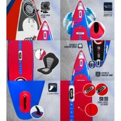 Kitesurf Boutique -Kitesurf Boutique stand up paddle gonflable cruising turbo dropstitch tts 381x76x15cm 126x30x6 1