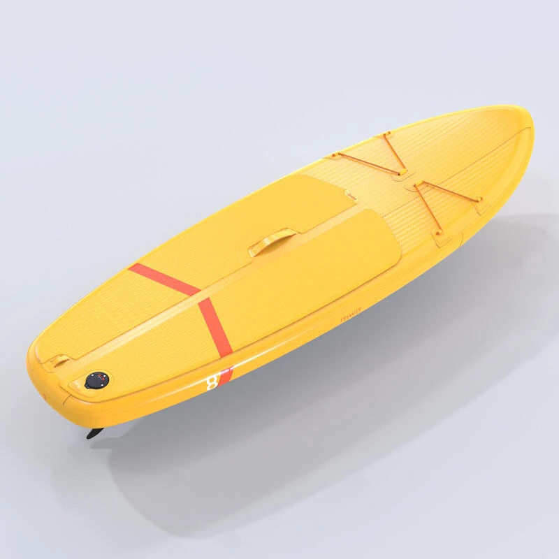 STAND UP PADDLE GONFLABLE DEBUTANT COMPACT S BLANC - JAUNE 6 STAND UP PADDLE GONFLABLE DEBUTANT COMPACT S BLANC - JAUNE – Image 4