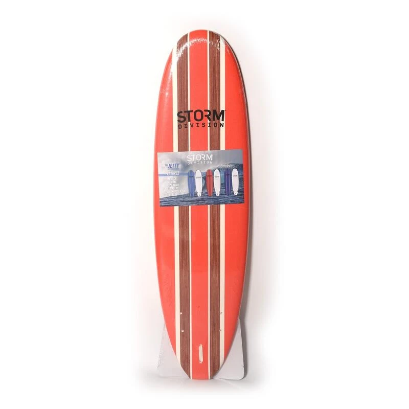 STORM DIVISION - Jetty Softboard - Planche De Surf En Mousse - 6'2 - Red 3 STORM DIVISION - Jetty Softboard - Planche De Surf En Mousse - 6'2 - Red