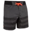 Surf Boardshort Court 500 Summer Black -Kitesurf Boutique surf boardshort court 500 summer black