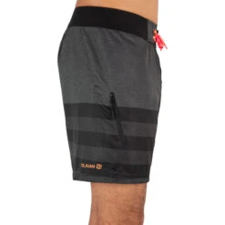 Surf Boardshort Court 500 Summer Black -Kitesurf Boutique surf boardshort court 500 summer black 2