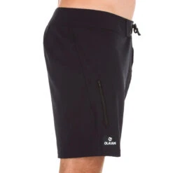 Surf Boardshort Court 500 Uni Full Black -Kitesurf Boutique surf boardshort court 500 uni full black 1