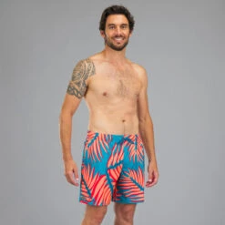 Surf Boardshort Standard 100 BIGPALM BLUE -Kitesurf Boutique surf boardshort standard 100 bigpalm blue 1