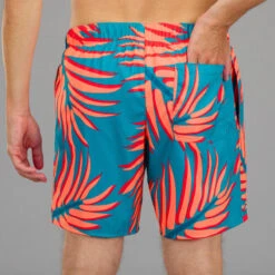 Surf Boardshort Standard 100 BIGPALM BLUE -Kitesurf Boutique surf boardshort standard 100 bigpalm blue 3