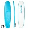 SURF MOUSSE 100 8'2" Livrée Avec Un Leash Et 3 Ailerons. -Kitesurf Boutique surf mousse 100 82 livree avec un leash et 3 ailerons