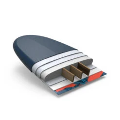 SURF MOUSSE 500 8'6". Livrée Avec 1 Leash Et 3 Ailerons. -Kitesurf Boutique surf mousse 500 86 livree avec 1 leash et 3 ailerons 2