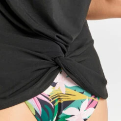 Tee Shirt Anti Uv Manches Courtes Femme - Emily Noir 9 Tee Shirt Anti Uv Manches Courtes Femme - Emily Noir -Kitesurf Boutique tee shirt anti uv manches courtes femme emily noir 3