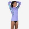 Tee Shirt Anti Uv Manches Longues Fille - 500 Orchid Violet -Kitesurf Boutique tee shirt anti uv manches longues fille 500 orchid violet